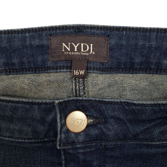 NYDJ Barbara Bootcut Jeans Womens 16W Lift Tuck High Rise - Picture 8 of 12